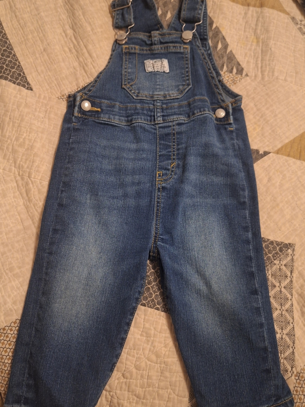 Levi's Blue Kids Denim Overalls
